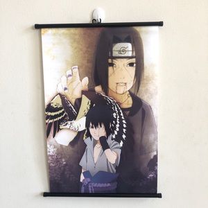 Naruto Shippuden Itachi Uchiha Death Scene Poster